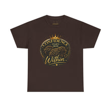 Load image into Gallery viewer, Confidence Starts From Within T-Shirt — Inspirational Motivational Tee