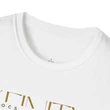 Load image into Gallery viewer, Big Letter KFinity Unisex T-Shirt- Gold