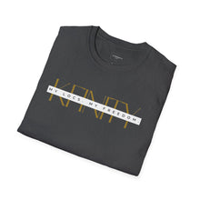 Load image into Gallery viewer, Big Letter KFinity Unisex T-Shirt- Gold
