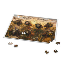 Load image into Gallery viewer, Rooted in Freedom Floral Puzzle – (120/252/500-Piece)
