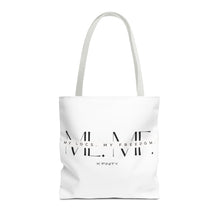 Load image into Gallery viewer, Big Letter ML.MF. Tote Bag
