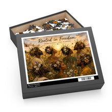 Load image into Gallery viewer, Rooted in Freedom Floral Puzzle – (120/252/500-Piece)
